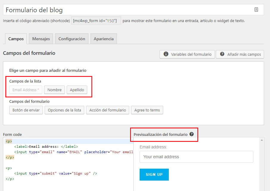 image 13 Cómo integrar MailChimp en WordPress