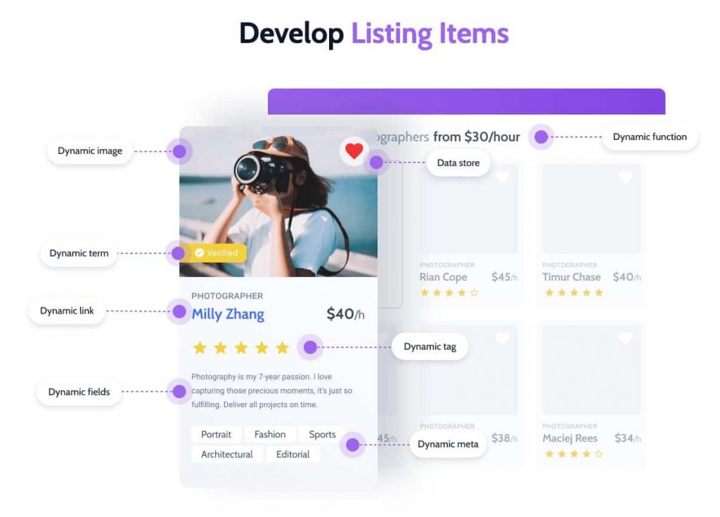 crocoblock jetengine listing items