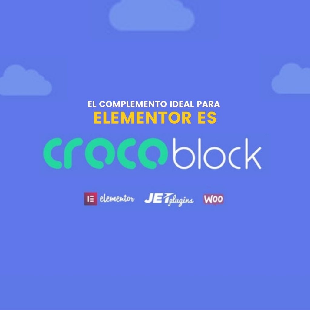 Crea tu sitio web usando Crocoblock
