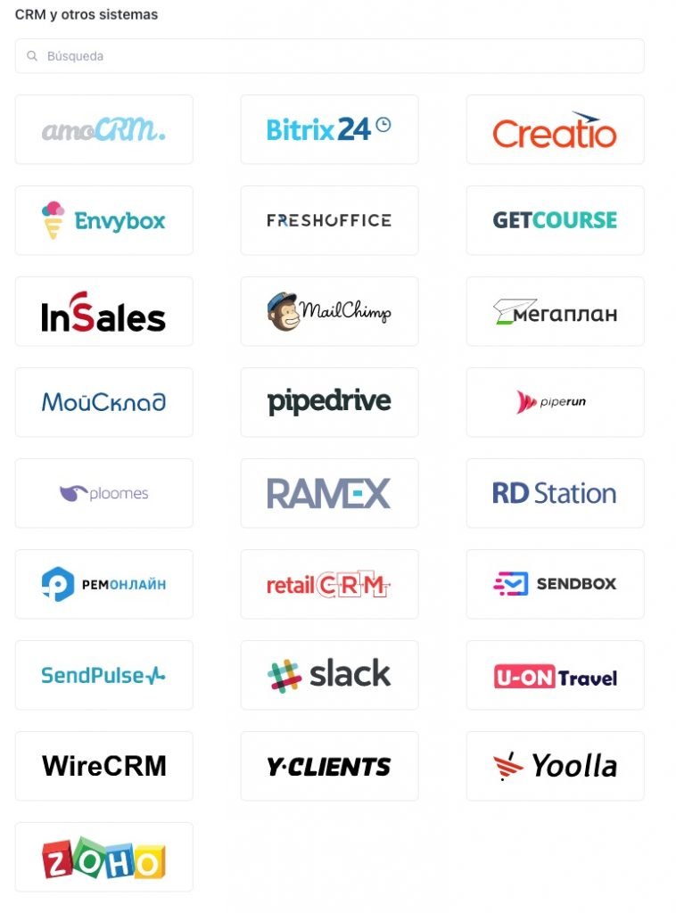 jivochat integraciones crm zoho